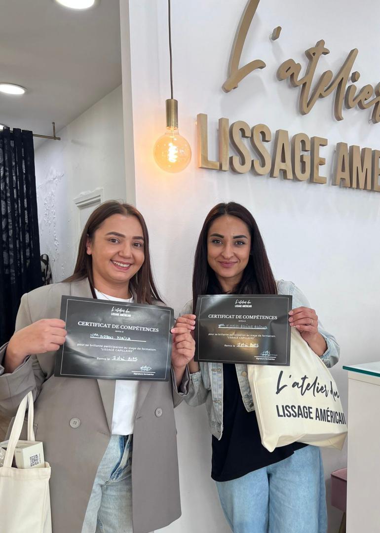 Réalisation lissage diplômée